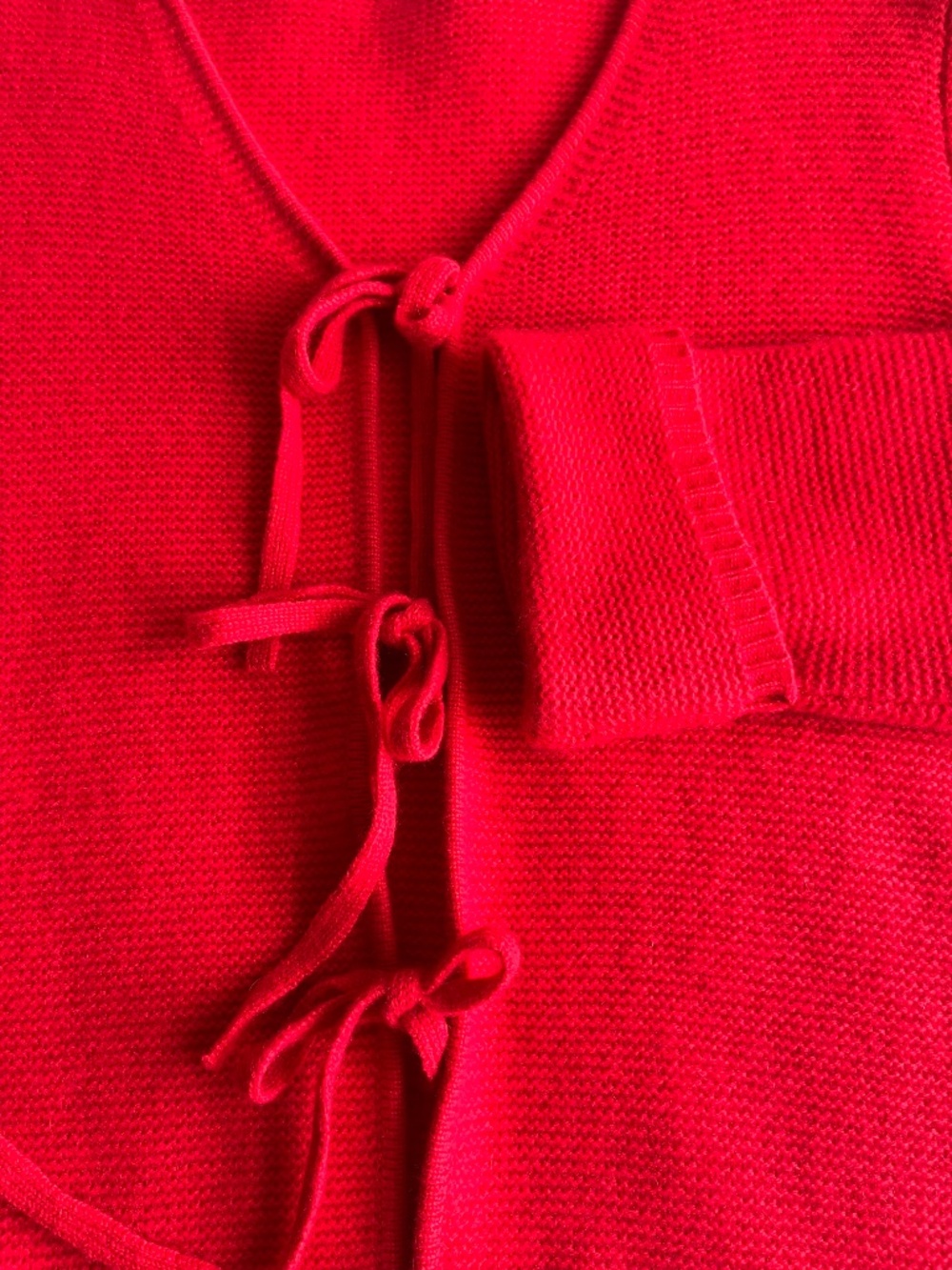 NWT Antonio Melani $199 Cardigan Sweater Red 100% Cashmere Women's M - Picture 6 of 10